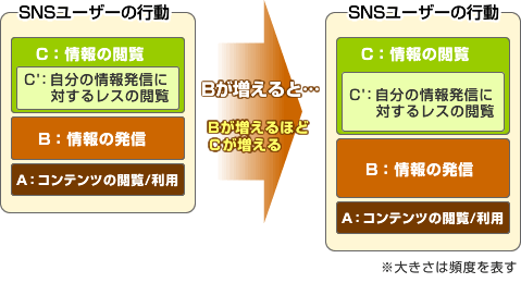 図2：SNSユーザーの行動の分類